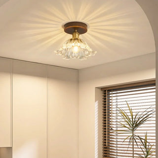 Celako™ Glissia Ceiling Light | Clear Glass Vintage Lighting