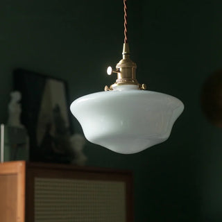 Celako™ Opalira Pendant Light | Milk White Glass Kitchen Island Lighting