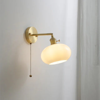 Celako™ Aurlen Wall Light | Copper Glass Bedroom Lighting