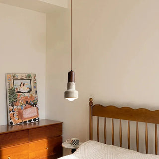 Celako™ Sabbioso Pendant Light | Yellow Travertine Nordic Wabi Sabi