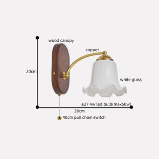 Celako™ Mokudo Wall Light | Copper Bedside Lighting