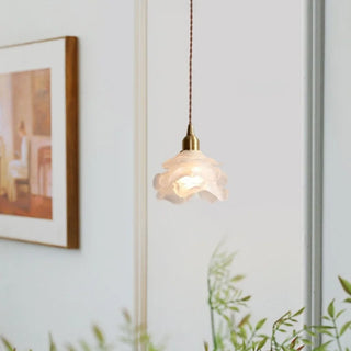 Celako™ Coralys Pendant Light | Glass Stone Bedroom Lighting