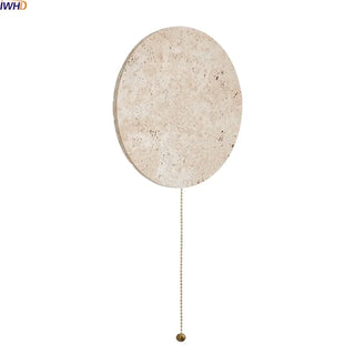 Celako™ Travio Wall Light | Travertine Bedroom Lighting