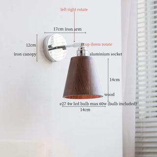 Celako™ Ardura Wall Light | Wood Mid Century Modern Living Room Lighting