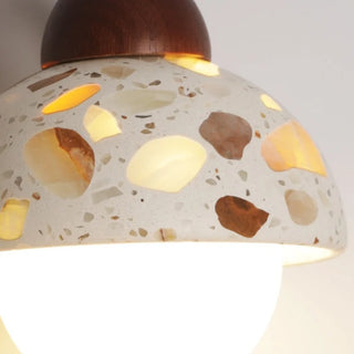 Celako™ Vetaro Wall Light | Glass Terrazzo Bedroom Lighting