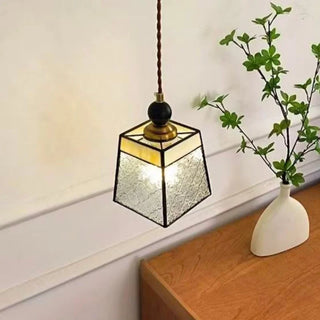 Celako™ Lumiva Pendant Light | Vintage Glass Bedroom Lighting