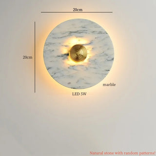 Celako™ Eclisso Wall Light | Marble Modern Bedroom Lighting