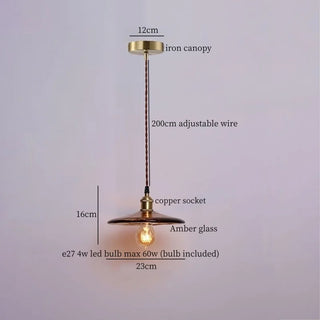 Celako™ Aureglaze Pendant Light | Glass Bedroom Lighting