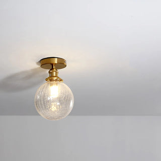 Celako™ Aurylis Ceiling Light | Copper Glass Living Room Lighting