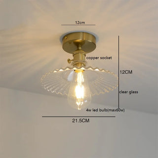 Celako™ Viridis Ceiling Light | Glass Living Room Lighting