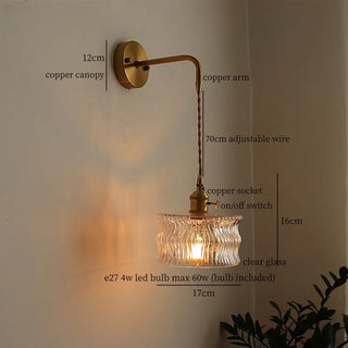 Celako™ Patinor Wall Light | Green Glass Living Room