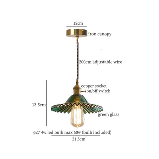 Celako™ Svelare Pendant Light | Glass Bedroom Lighting