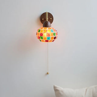 Celako™ Nacria Wall Light | Resin Shell Bedroom Lighting