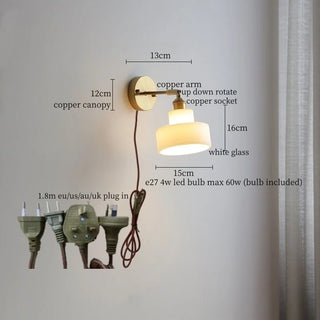 Celako™ Aurevalis Wandleuchte | Schlafzimmerbeleuchtung aus Glas