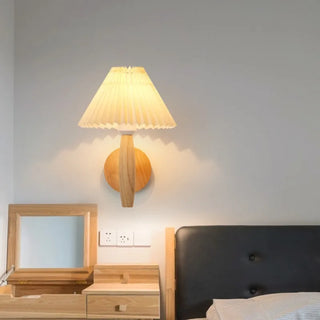 Celako™ Komorebi Wall Light | Wood Bedside Lighting