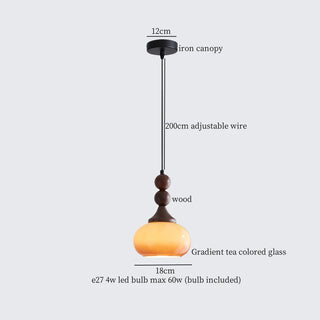 Celako™ Ombera Pendant Light | Gradient Glass Kitchen Island Lighting