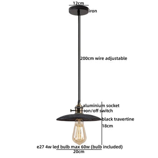 Celako™ Neravo Pendant Light | Black Travertine Kitchen Island Lighting