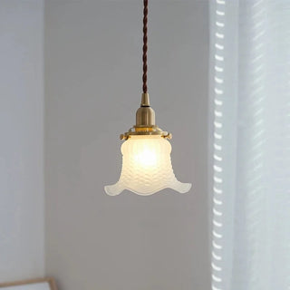 Celako™ Satinato Pendant Light | Frosted Glass Bedroom Lighting