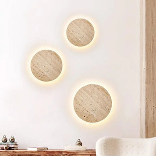 Celako™ Travertine Wall Light | Travertine Living Room Lighting