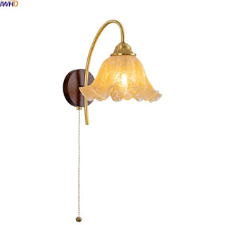 Celako™ Verdius Wall Light | Stained Glass Bedside Lighting