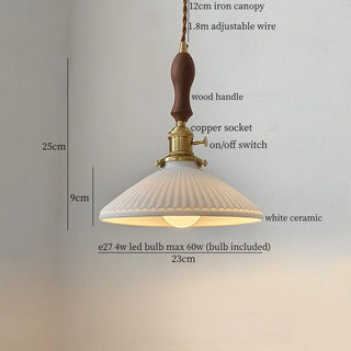 Celako™ Kaolori Pendant Light | Ceramic Bedroom Lighting