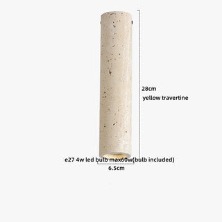 Celako™ Tivaro Ceiling Light | Travertine Hallway Lighting