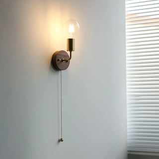 Celako™ Ardelle Wall Light | Walnut Wood Entryway Lighting