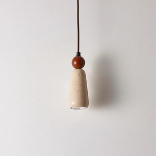 Celako™ Poroluce Suspension | Éclairage d'îlot de cuisine en travertin jaune