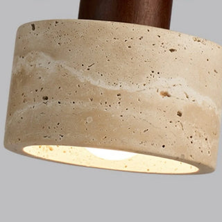 Celako™ Lumetra Pendant Light | Yellow Travertine Kitchen Island Lighting