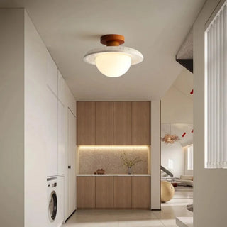 Celako™ Aurentine Ceiling Light | Yellow Travertine Living Room Lighting