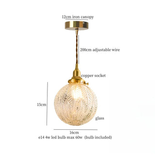 Celako™ Auremist Pendant Light | Glass Stone Kitchen Island Lighting