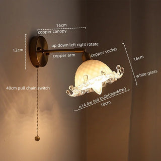 Celako™ Auricore Wall Light | Copper Bedroom Lighting
