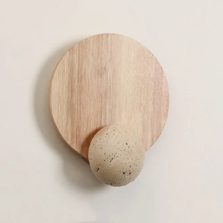 Celako™ Tavine Wall Light | Yellow Travertine Bedroom Lighting