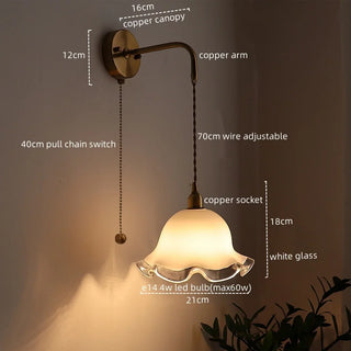 Celako™ Auricore Wall Light | Copper Bedroom Lighting