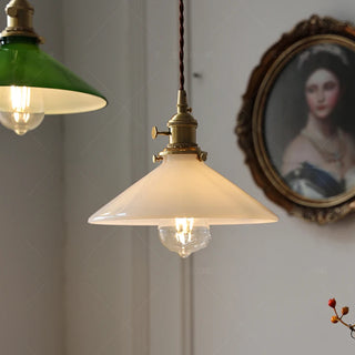 Celako™ Lunare Pendant Light | Glass Stone Bedroom Lighting