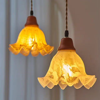 Celako™ Vitruma Pendant Light | Glass Copper Kitchen Island Lighting