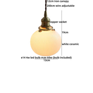 Celako™ Argilla Pendant Light | Ceramic Vintage Kitchen Island Lighting