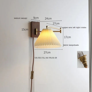 Celako™ Cuprilux Wall Light | Copper Bedside Lighting