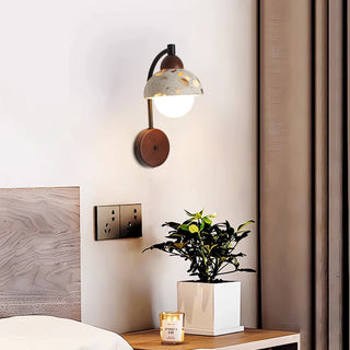 Celako™ Vetaro Wall Light | Glass Terrazzo Bedroom Lighting