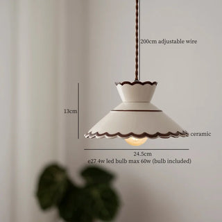 Celako™ Glazura Pendant Light | Ceramic Bedroom Lighting