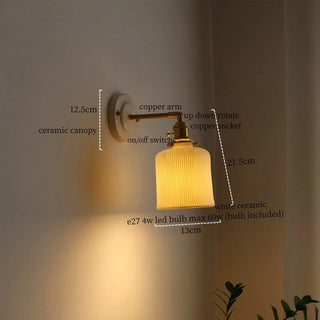 Celako™ Striata Wall Light | Ceramic Vintage Kitchen Island Lighting
