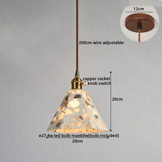Celako™ Strazzo Pendant Light | Terrazzo Dining Room Lighting