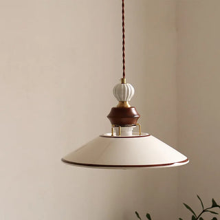 Celako™ Ceralba Pendant Light | Hand-Painted Ceramic Bedroom Lighting