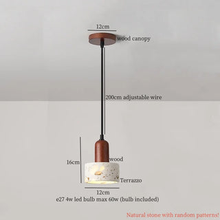 Celako™ Marbrezza Pendant Light | Marble Bedroom Lighting