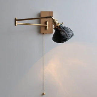Celako™ Oscilla Wall Light | Copper Glass Bedroom Lighting