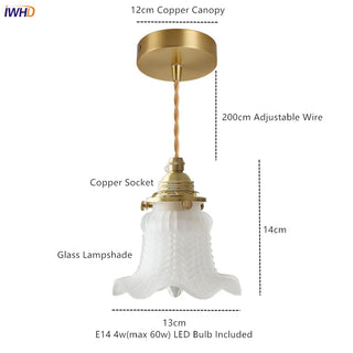 Celako™ Calaba Pendant Light | Glass Bedroom Lighting