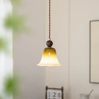 Celako™ Viridum Pendant Light | Green Glass Stone Living Room Lighting