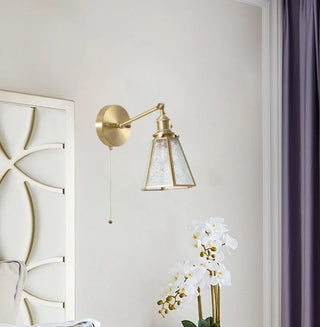 Celako™ Lustrio Wall Light | Glass Bedroom Lighting