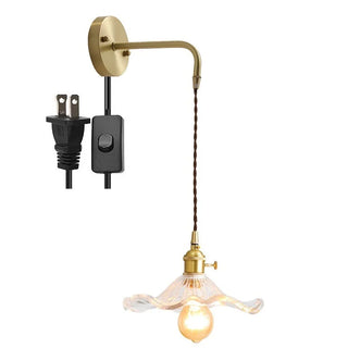 Celako™ Ambrien Wall Light | Amber Glass Living Room Lighting