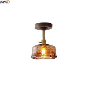 Celako™ Ambris Ceiling Light | Copper Glass Kitchen Island Lighting